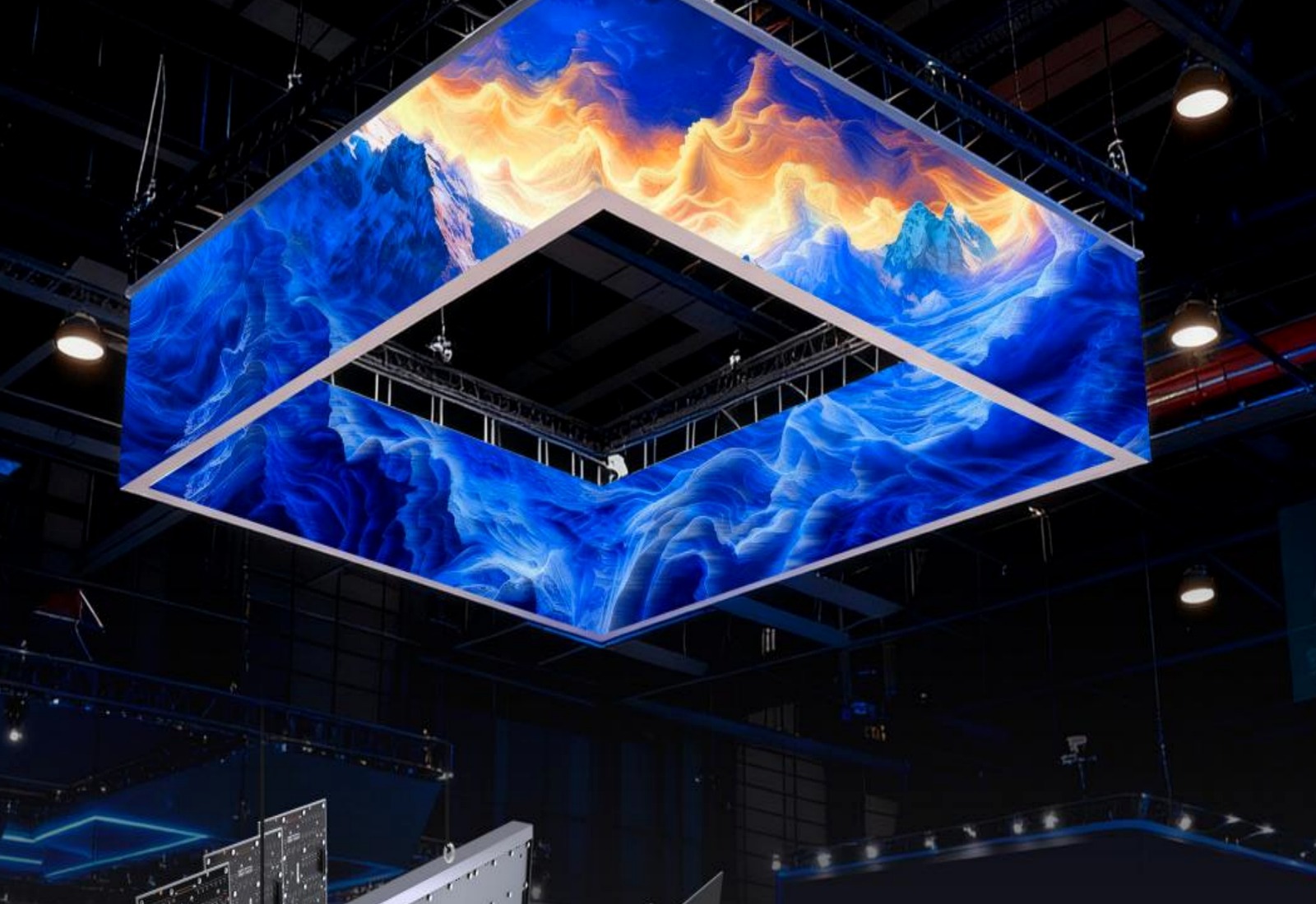 双面 LED 显示屏