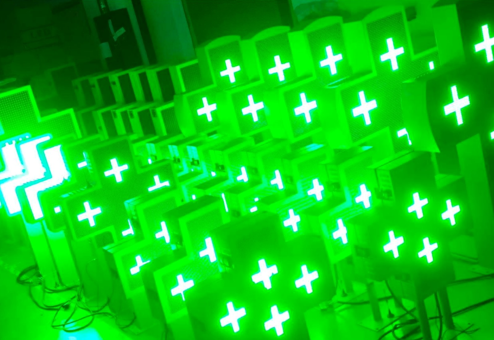 药房 SMD LED 十字屏